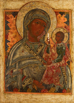 Икона Богородицы Одигитрия Шуйская Смоленская на дереве на левкасе мастерская Иконный Дом