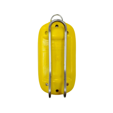 Груз 0,6 кг быстросъемный с пластиковым покрытием жёлтый