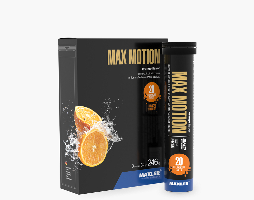 Maxler Max Motion Effervescent 20 шипучих таблеток