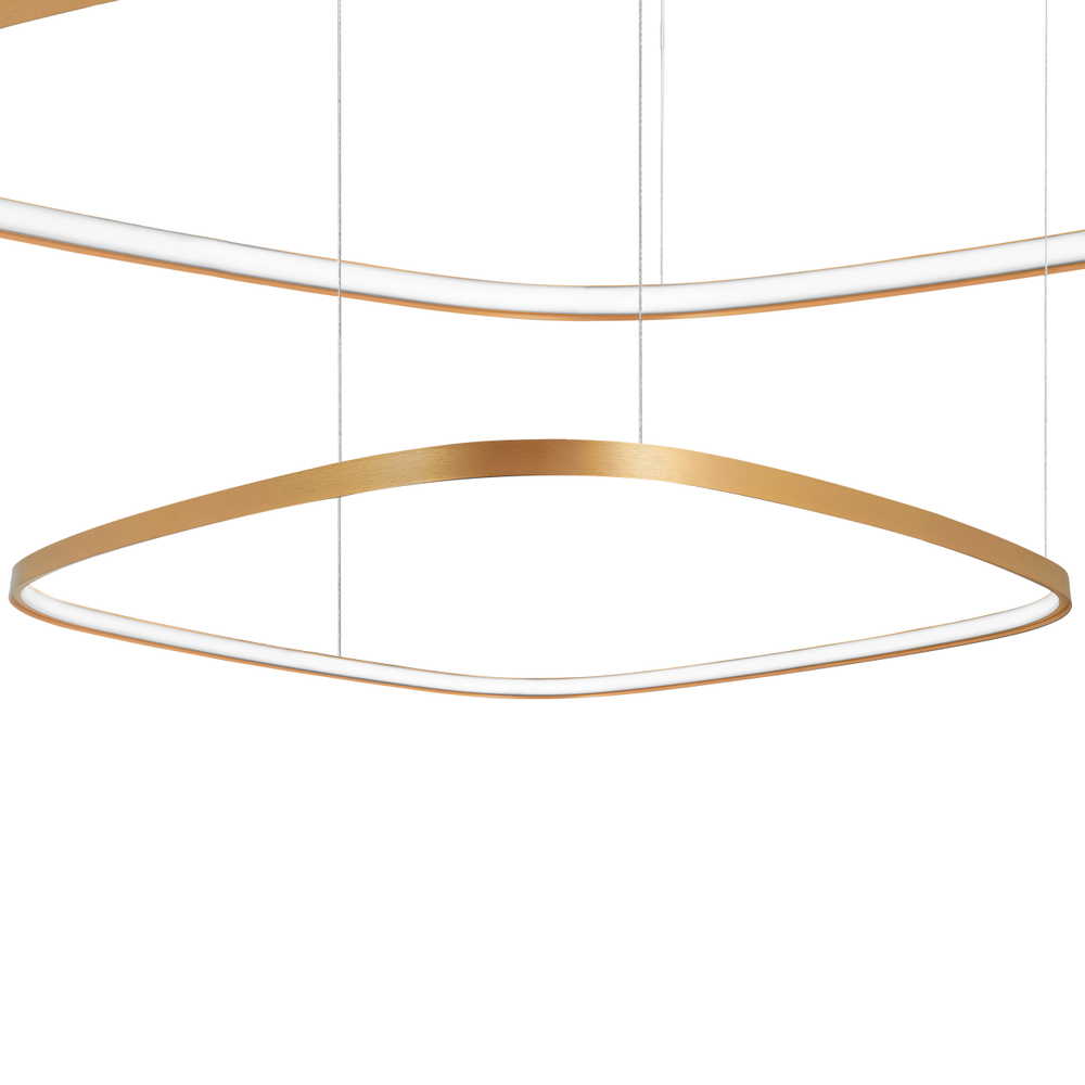 749223 Люстра SATURNO LED 70W 3150LM ЗОЛОТО 3000K IP20