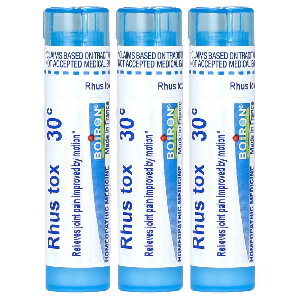 Boiron, Rhus Tox, 30C, 3 тюбика, 80 гранул в каждой