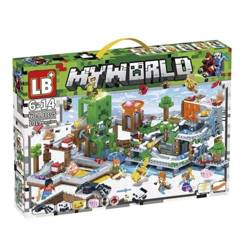 Конструктор Майнкрафт LB+ MY WORLD NO.LB1105 / 1019 деталей