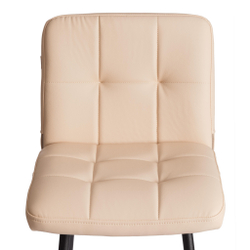 Полубарный стул  Medeo/Медео экокожа , бежевый, 42х56х102 см