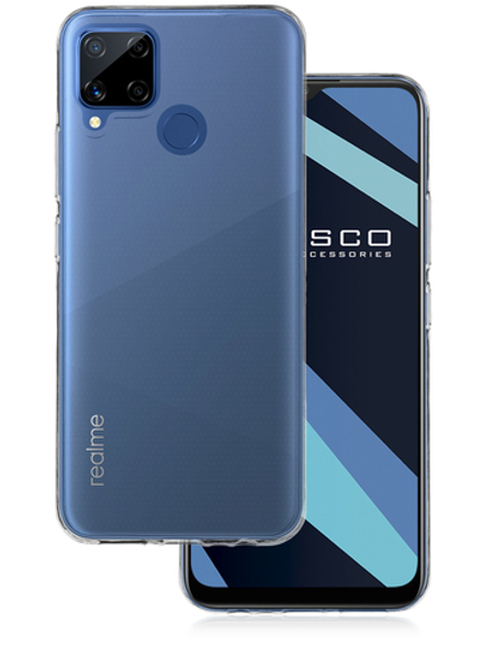 Чехол ROSCO для realme C15;realme C25;realme C25s оптом (арт. RM-C15-TPU-TRANSPARENT)