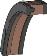 A703-015 B Уплотнение для водяных насосов высокого давления 15-24-9