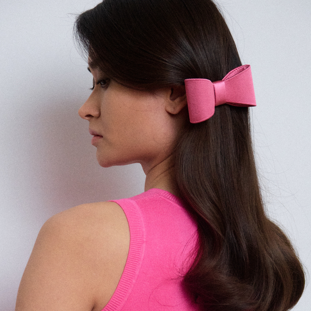 Бант-бабочка S розовый