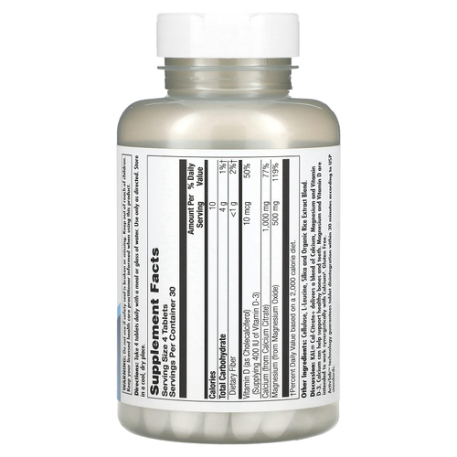 KAL, Cal-Citrate+, витамин D3 и магний, 120 таблеток