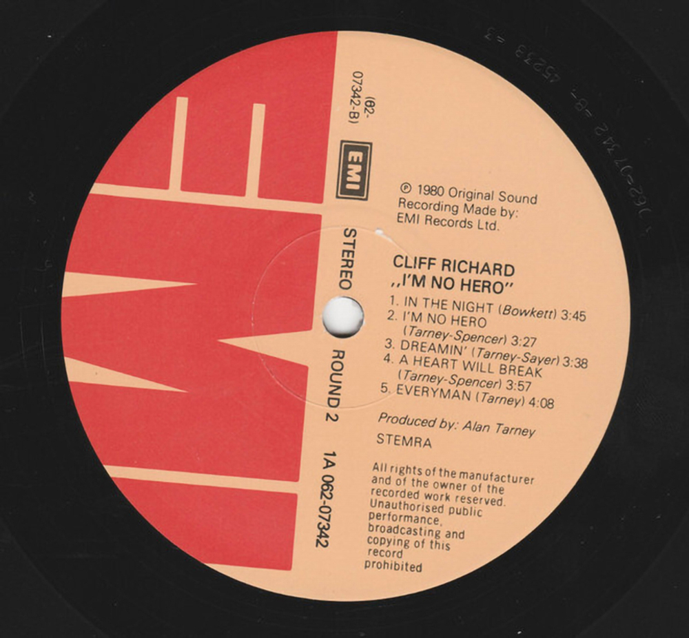 Cliff Richard / I'm No Hero (LP)
