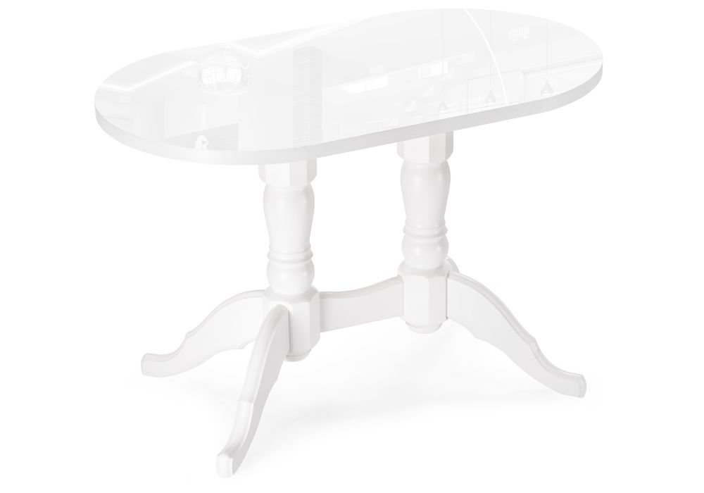 Деревянный стол Адней глянец белый