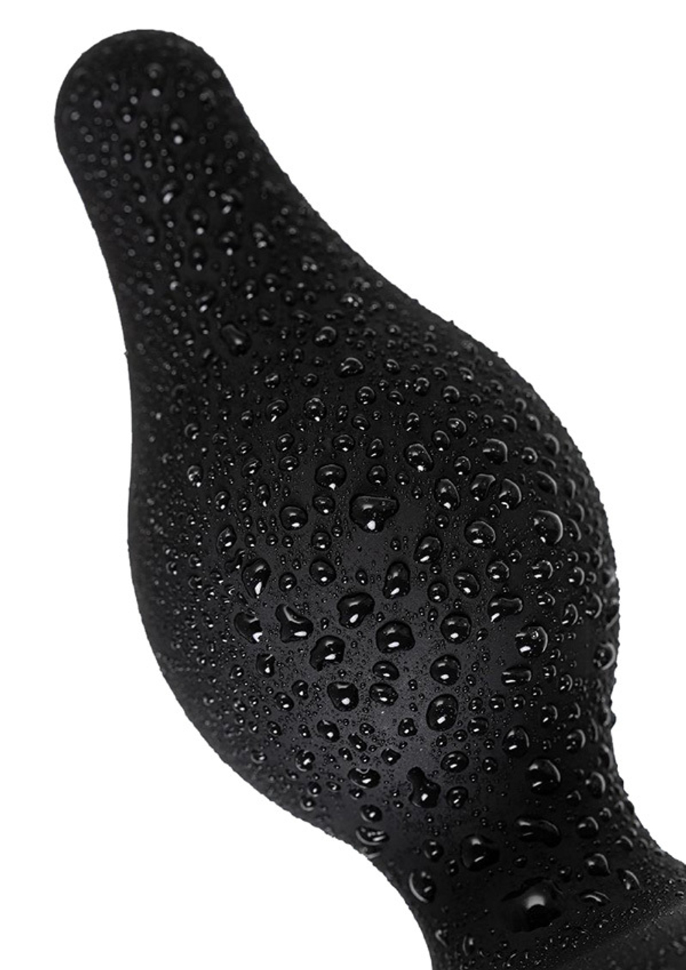 Черная анальная втулка 10см Erotist Toys Anal Plug Spade Size M