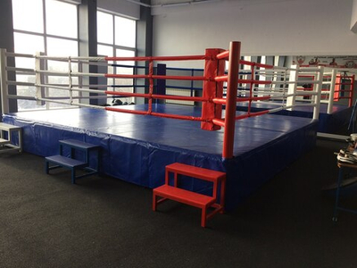 Ринг боксерский - размер 6х6 м., боевая зона 5х5 м., помост 1 м.