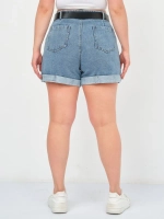 Шорты джинсовые летние с высокой посадкой