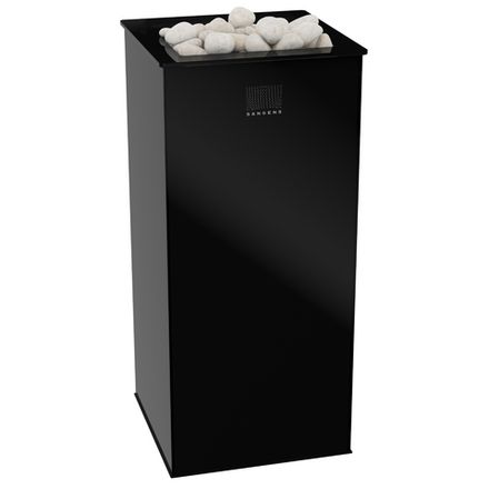 Электрическая печь для бани и сауны Sangens W12 Glass Black (В12 Стекло черное)