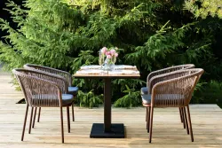"Каффе Дабл" обеденная группа на 4 персоны, цвет "дуб"