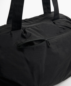 Oysho Спортивная сумка со сборками, черный