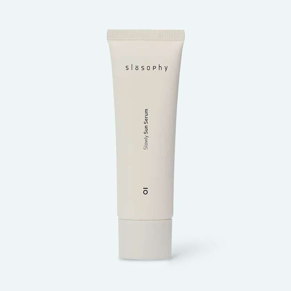 SLOSOPHY Slowly Sun Serum солнцезащитный флюид для лица с антиоксидантами