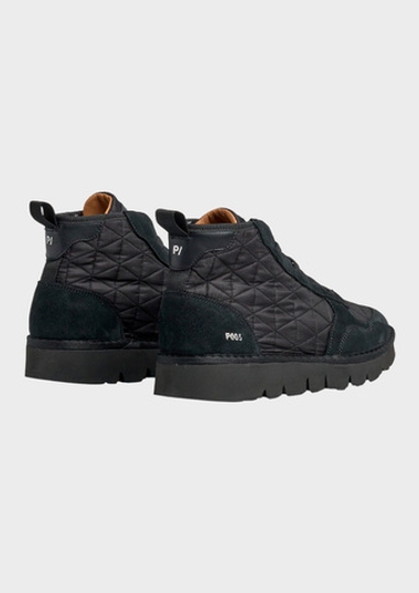 Ботинки PANCHIC Ankle Boot Quilted Nylon Suede Faux Fur