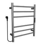 Полотенцесушитель электрический ABBER Standard AH4606NG оружейная сталь