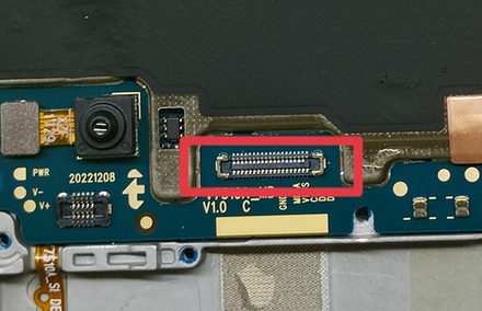 Tecno Spark 10 Pro (KI7) / FPC коннектор дисплея (на плату)