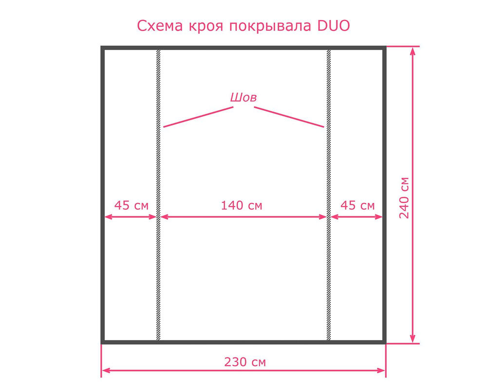 Покрывало DUO VILLAGE 230x240