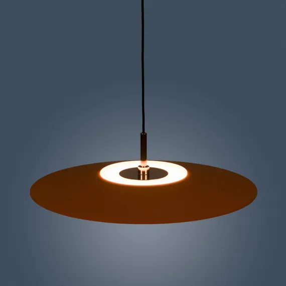 Подвесной светильник Naos Ø22 см, оранжевый