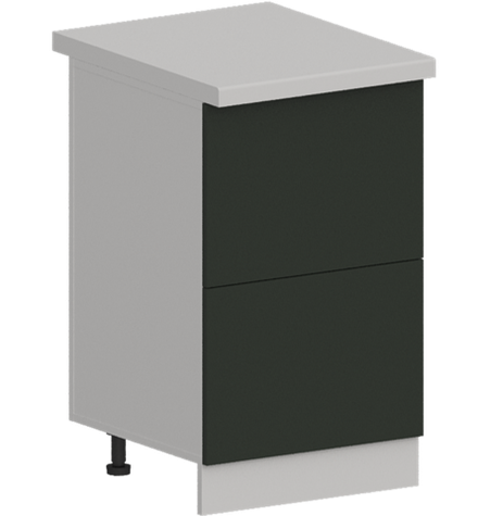 Кухня Модуль ШН2Я 500 Ликата / Насыщенно-зеленый