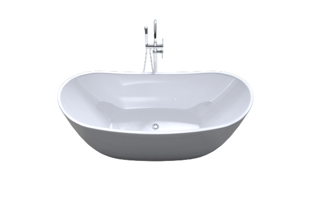 Акриловая ванна ARTMAX AM-502-1700-785 отдельностоящая со сливом-переливом,сифон в комплекте