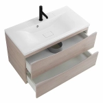 Тумба с раковиной Belbagno MARINO 90 2C-SO/BB900/450-LV-MR-PR Rovere Grigio