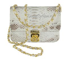 Клатч из кожи питона CL-47