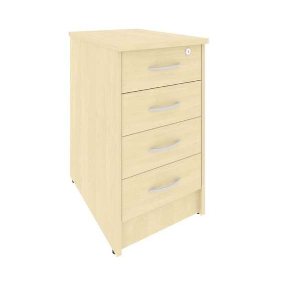 Riva Тумба приставная с фолдингом (4 ящика, с замком) А.ТП-4.1F-S  412*600*750