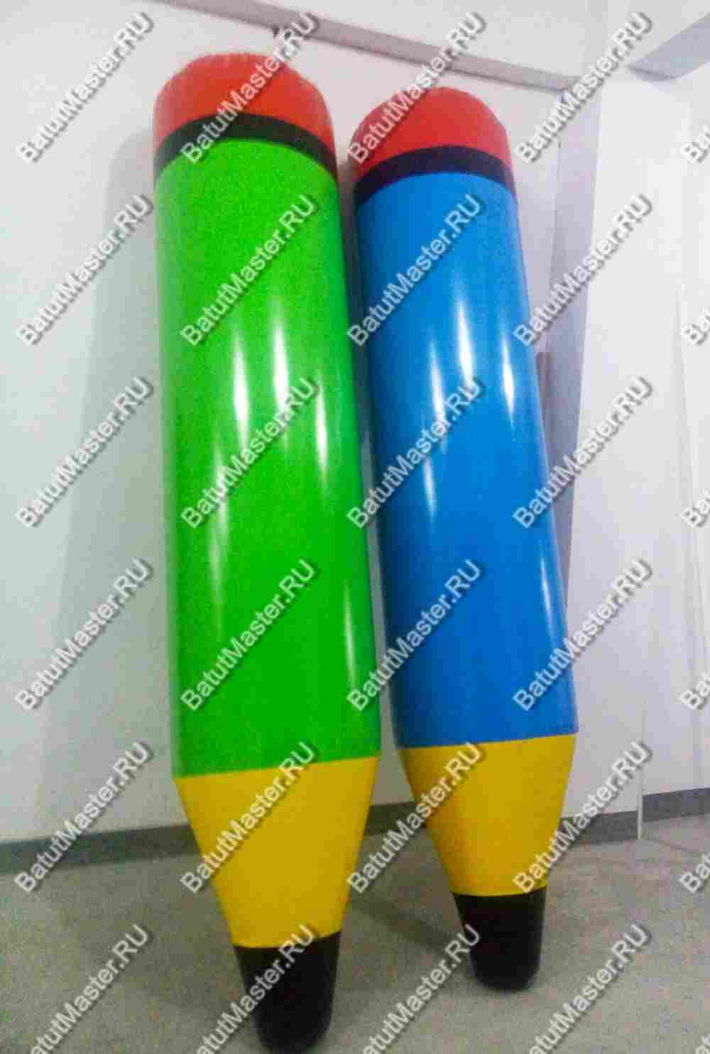 Надувная командная игра "Карандаши", 2,8*0,6*0,6 м