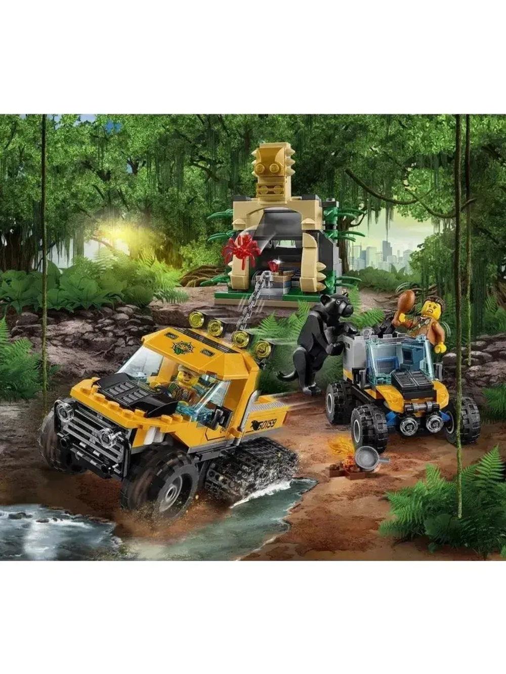 Конструктор Сити Миссия Исследование джунглей 397 дет 10710
