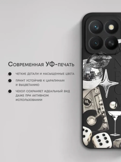 Чехол на Honor X8C с принтом