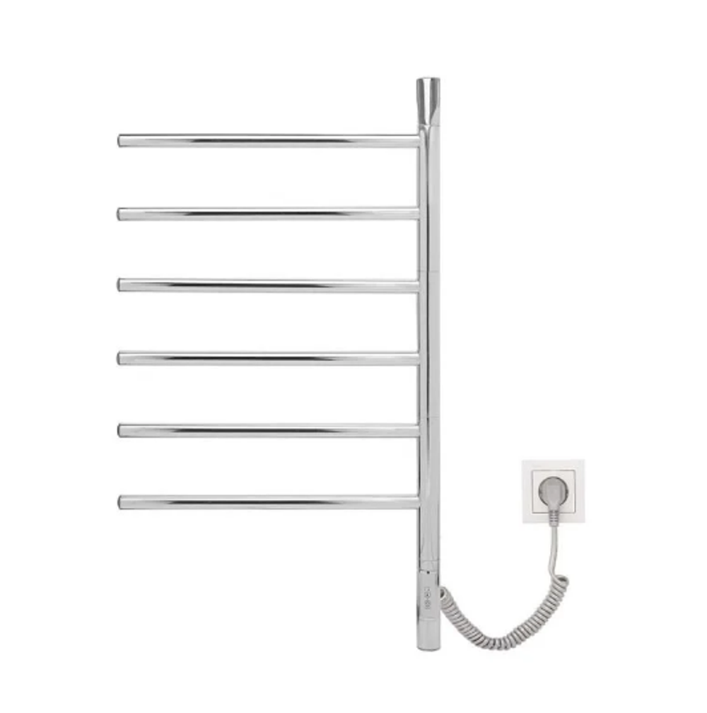 Полотенцесушитель электрический Vincea VTD-1S2CE 43х80, хром, таймер, , шт