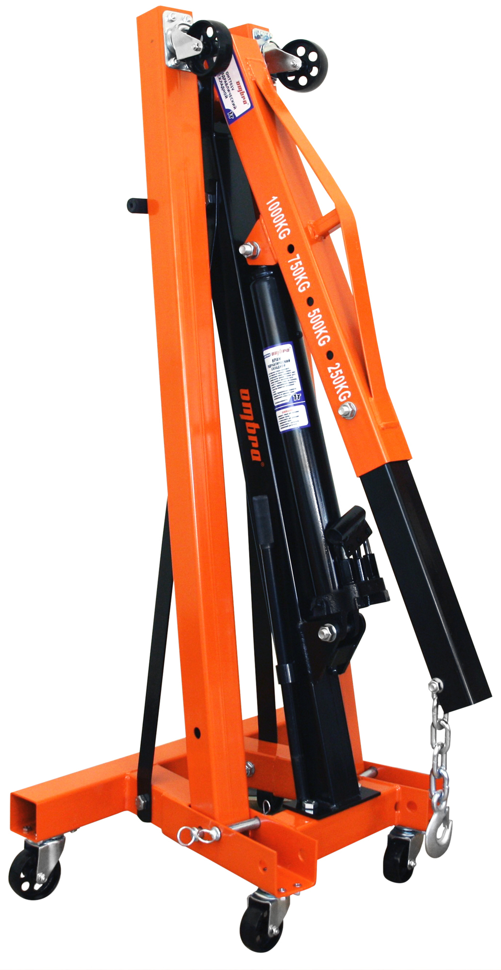 Кран Ombra гидравлический складной г/п 1 тонна