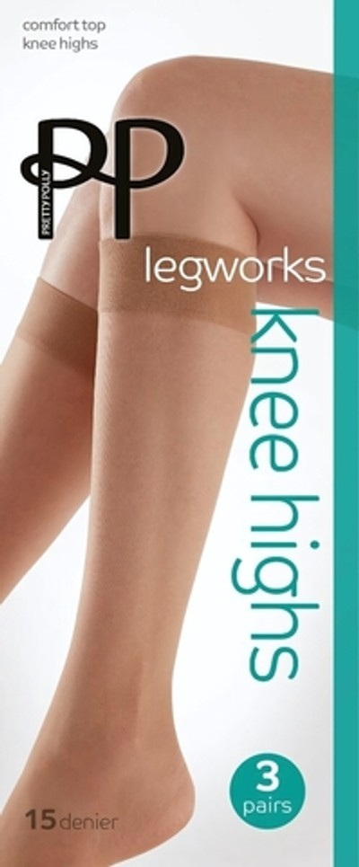 Классические гольфы (3 пары в упаковке) (Размер: S-M-L) (Цвет: телесный)