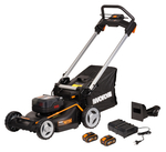 Газонокосилка аккумуляторная WORX WG748E 46 см бесщеточная 40В 4Ач х2 ЗУ 2А х2 коробка