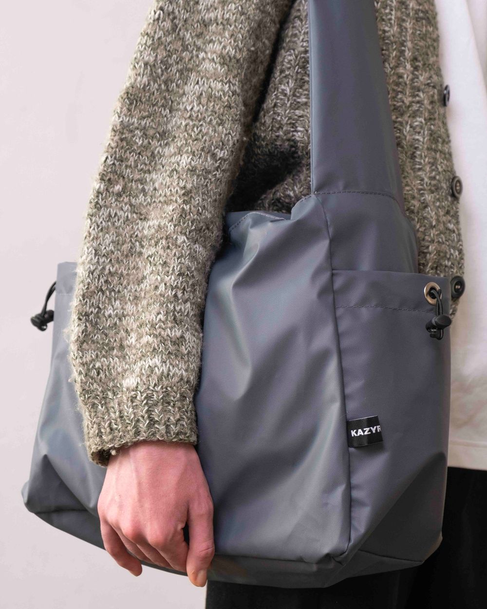 Сумка Kazyrnaya Тоут Brick серая