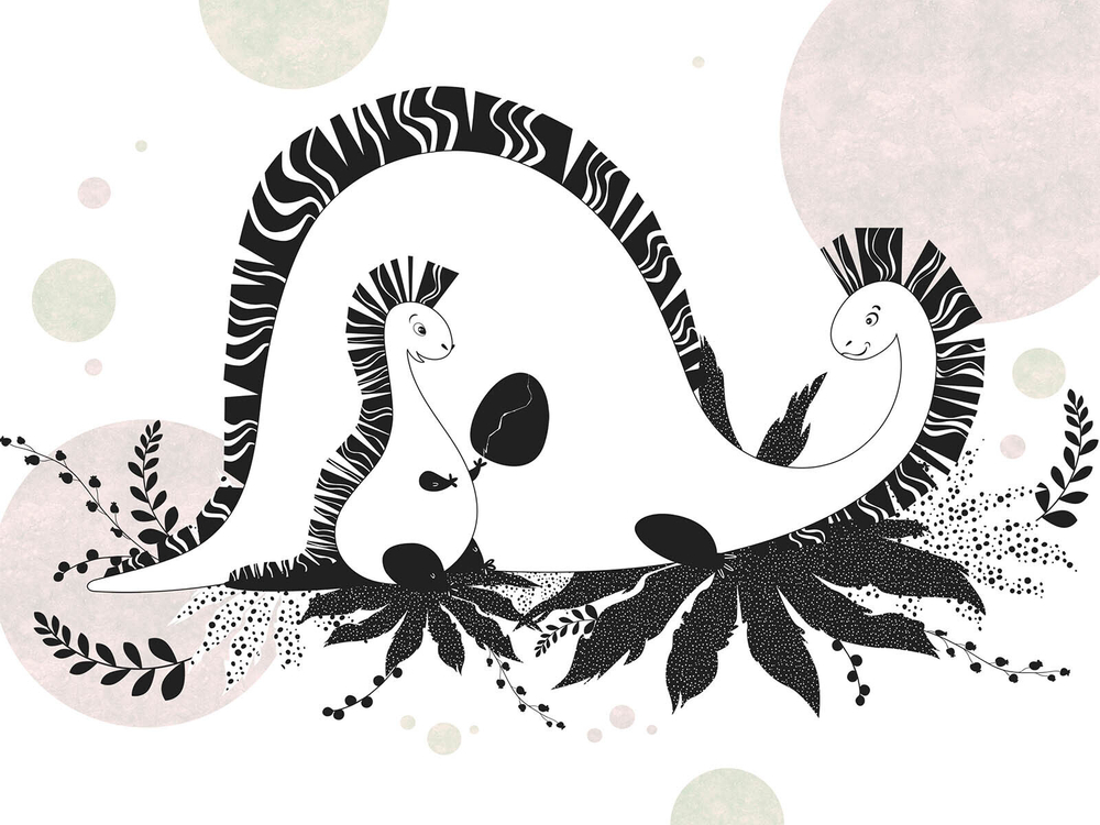 Дизайнерские обои Wall Street Dino Rino