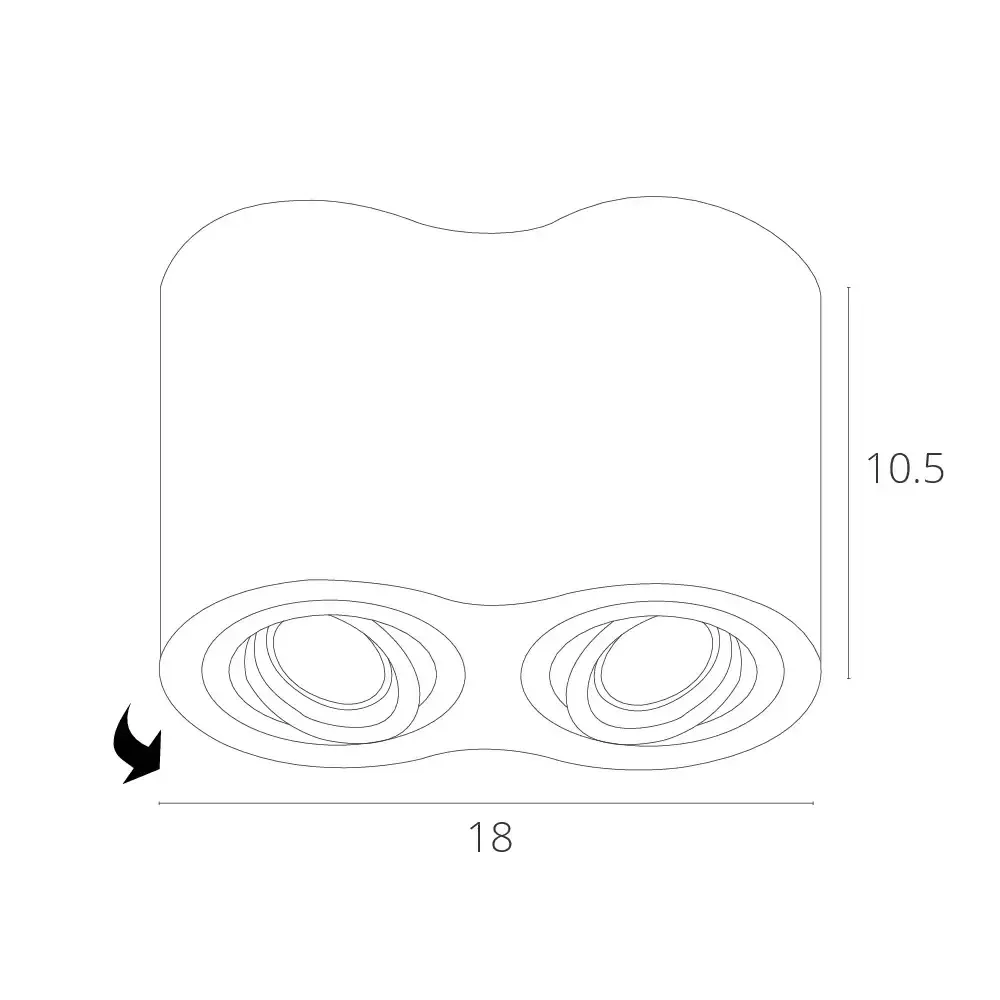 Точечный накладной светильник Arte Lamp
