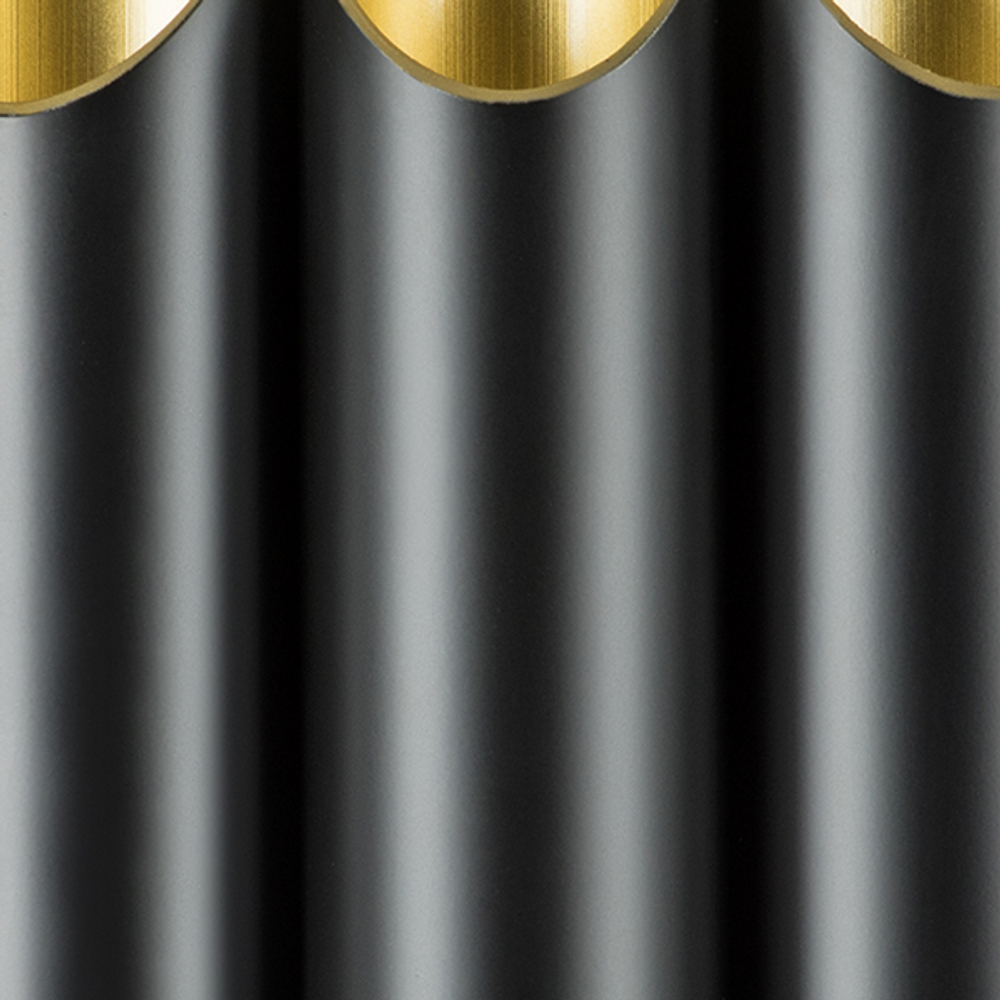 720807 Люстра SIENA 80х40W G9 ЧЕРНЫЙ/ЗОЛОТО