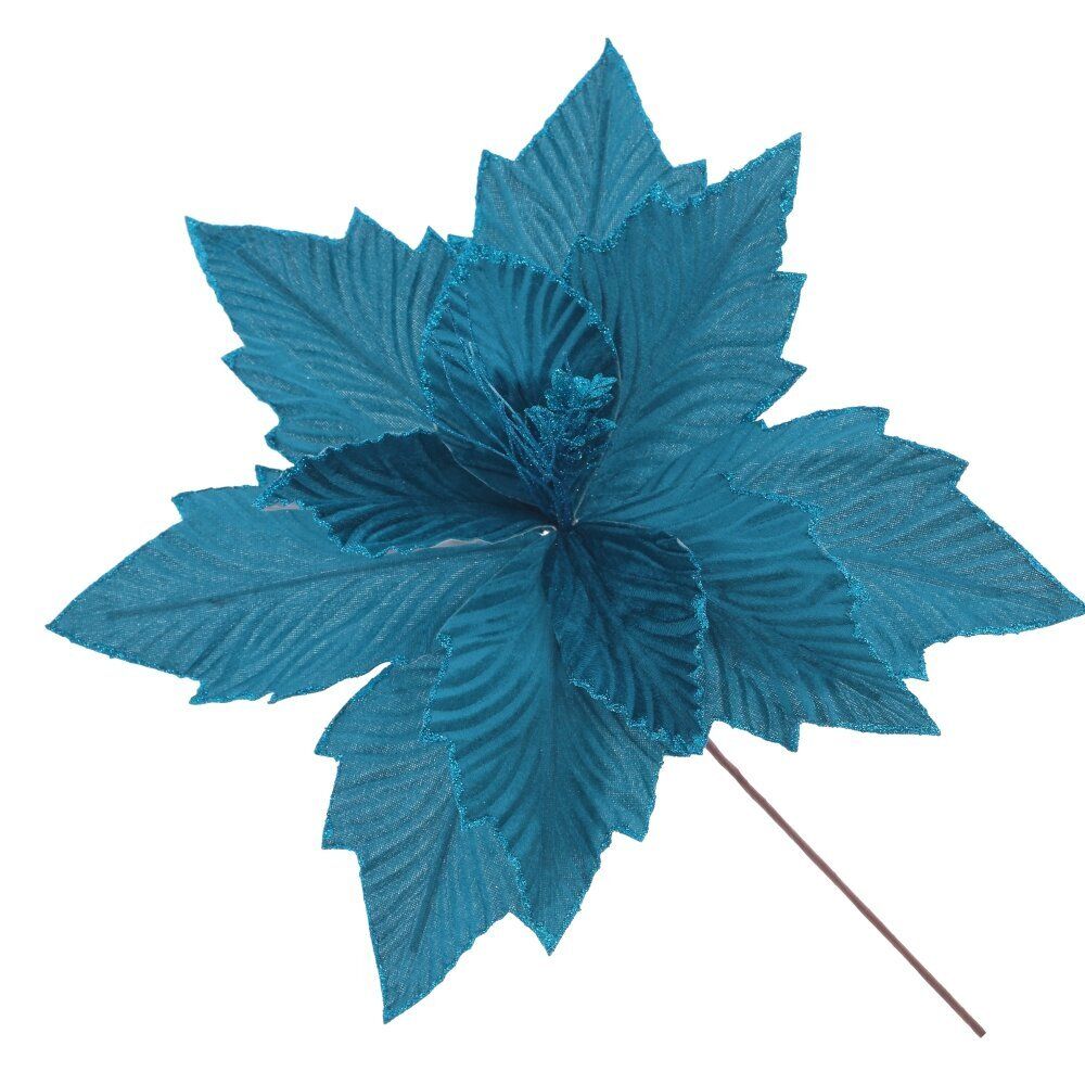 GAEM Цветок искусственный "Пуансеттия", L42 W42 H45 см, 3в.