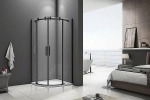 Душевой уголок Good Door GALAXY R-TD-100-C-B 100x100