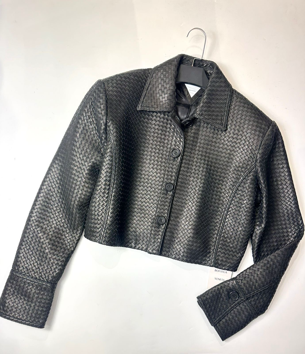 Кожаная куртка Bottega Veneta