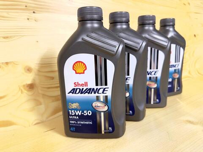 Shell Масло моторное Advance 15W-50 4T Ultra 100% Synthetic