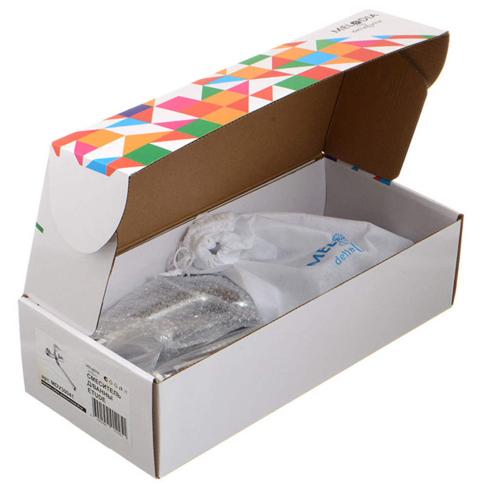 Смеситель для ванны Melodia della vita Etude картридж д.35 мм, длинный излив 35 см MDV30041