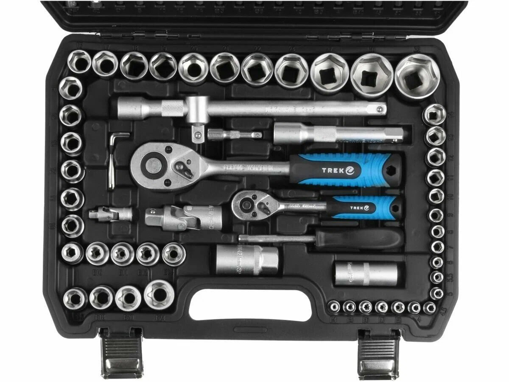 Набор инструментов 1/4", 1/2" 6 граней 108 предметов трек (TR13108)