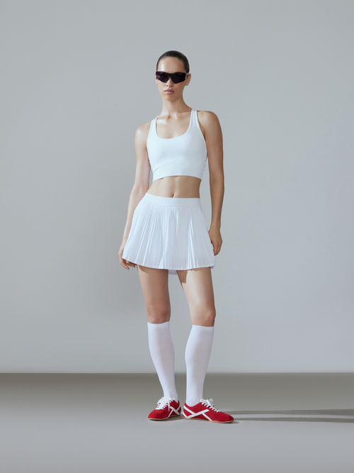 Юбка Extra Pleats Skirt in White