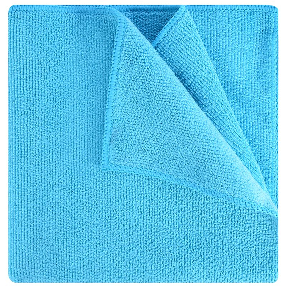 Салфетка из микрофибры 40х40 синяя 320г/м2