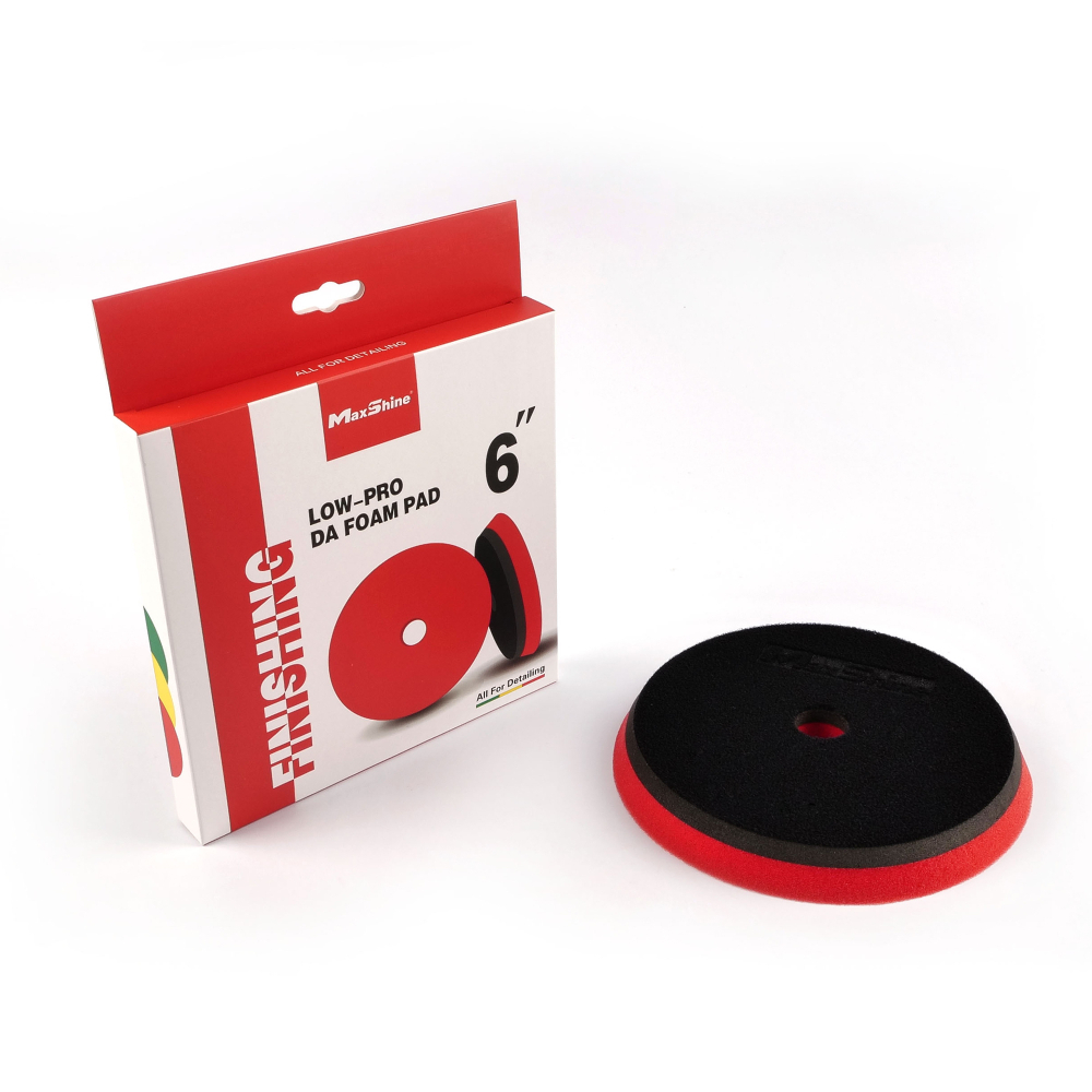 Low pro Поролоновый полировальный круг 150-170*20 мм, финишный мягкий, красный